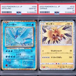 PSA 10 Articuno Zapdos Pokemon Card Classic Japanese Sequential Pair Rare - Image 1