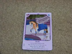 Bella Sara trading card - Bella's Ball - Derik 11/55 - common card - Image 1