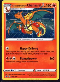 Special Delivery Charizard - SWSH075 Promo SWSH: Sword & Shield Promo Cards LP - Image 1