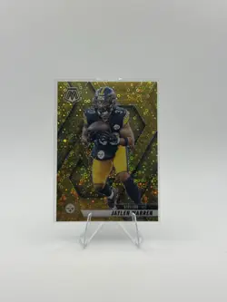 2025 Panini Mosaic - Jaylen Warren #144 Gold Sparkle /10 - Image 1