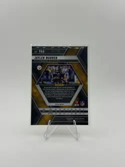 2025 Panini Mosaic - Jaylen Warren #144 Gold Sparkle /10 - Image 2