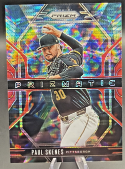 2025 Panini Prizm Paul Skenes Prizmatic #7 Pulsar /399 Pittsburgh Pirates - Image 1