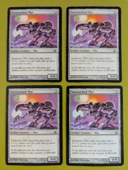 Suntouched Myr x4 Fifth Dawn 4x Magic the Gathering MTG - Image 1