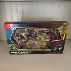 Pokemon Mega Zygarde Ex Premium Factory Sealed Box & 2 Booster Chaos Rising Pack - Image 5