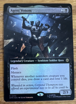 MTG Marvel Spider-Man, Agent Venom - Extended Art Foil - Image 1