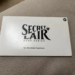 MTG Secret Lair: The 90’s Binder Experience NON-FOIL NEW SEALED - Image 1