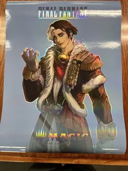 MTG FINAL Fantasy Poster Emet Selch Foil Promo 18x24 - Image 1