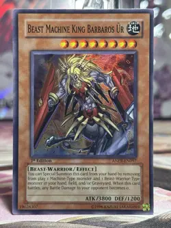 Beast Machine King Barbaros Ur ANPR-EN097 Super Rare 1st Edition - VLP - YuGiOh - Image 2