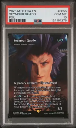 2025 MTG FINAL FANTASY: THROUGH THE AGES FOIL #0055 SEYMOUR GUADO PSA 10 - Image 1