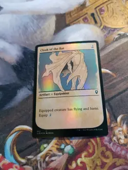 Cloak Of The Bat Showcase Foil MTG Commander Legends: BFBG - Pack Fresh - - Image 1