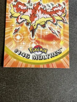 2000 Topps Pokemon Series 3 #146 Moltres Blue Logo 1st Edition Three LP - Image 3