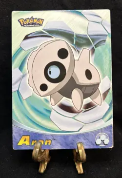 Pokemon RED Topps Advanced Series #14 - Aron REGULAR Vintage - Image 1