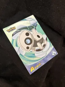 Pokemon RED Topps Advanced Series #14 - Aron REGULAR Vintage - Image 3