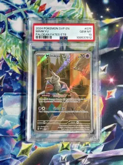 Mimikyu 2024 Pokemon Paldean Fates ETB Promo PSA 10 - Image 1