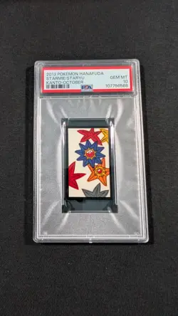 2013 Pokemon Hanafuda Starmie Staryu PSA 10 GEM MINT Kanto October - Image 1