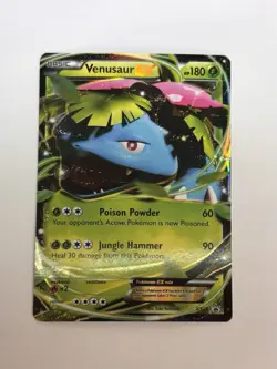 Venusaur EX XY28 - Pokemon TCG XY Promo - Black Star Promos Ultra Rare Holo LP - Image 1