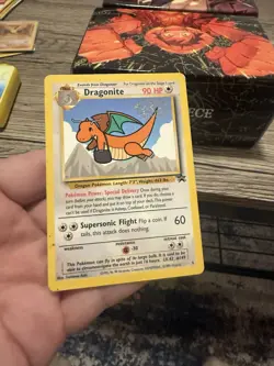 Pokemon TCG Dragonite #5 Black Star Promo, WB the First Movie, Stamped Card - Image 1