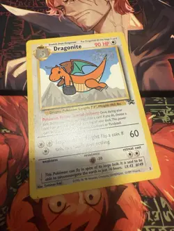 Pokemon TCG Dragonite #5 Black Star Promo, WB the First Movie, Stamped Card - Image 2
