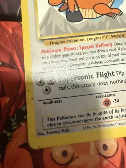 Pokemon TCG Dragonite #5 Black Star Promo, WB the First Movie, Stamped Card - Image 5