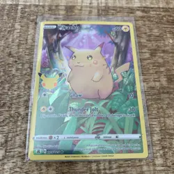 Pokemon TCG Celebrations Pikachu Full Art Holo Rare Card 005/025 - Image 2