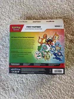 Pokemon TCG First Partner Illustration Collection Series 1 Box Promo - Image 2