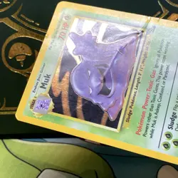 Muk 13/62 Holo Rare Fossil Pokemon Unlimited Holo Heavily Played - Image 4