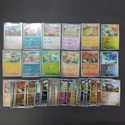 LOT 57 Lechonk Masterball Holo Paldean Wooper CBB1C Chinese Gem Pack Pokemon FM - Image 1