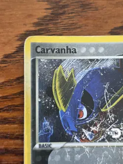 Carvanha Reverse Holo - Pokemon TCG Card 2005 EX Deoxys 56/107 - HP - Image 5