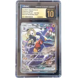 Cynthia's Garchomp ex #232/182 Destined Rivals CGC Pristine 10 Pokemon Card *AE - Image 1