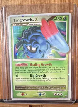 Pokemon Tangrowth LV.X Ultra Rare Holo Arceus 99/99 130 HP Card - Image 1