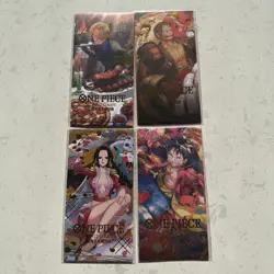 One Piece Card Game Lunar New Year Red Packet Luffy Zoro Boa Sanji Set of 4pcs - Image 1