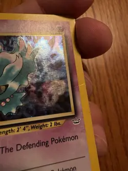 Pokemon TCG Misdreavus Holo Rare Card 11/64 Neo Revelation Damaged - Image 4