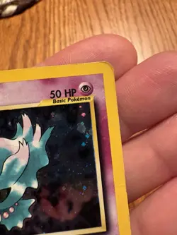 Pokemon TCG Misdreavus Holo Rare Card 11/64 Neo Revelation Damaged - Image 5