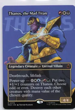Marvel Super Heroes #376 Thanos, the Mad Titan (Borderless) (0367) - Image 1