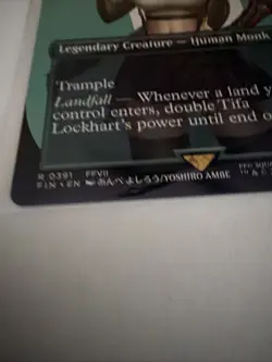 Tifa Lockhart (Borderless) Final Fantasy Regular Rare Mtg NMT - Image 4