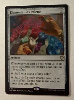 Elementalist's Palette 346 SOC Commander: Secrets of Strixhaven Magic MTG NM SOC - Image 1