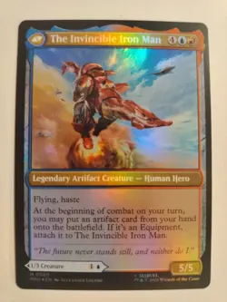 Foil Tony Stark / The Invincible Iron Man - MTG Marvel Super Heroes M0080 - Image 2