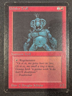 Uthden Troll - Beta - Uncommon - LP - MTG - Magic the Gathering - Red - Creature - Image 1