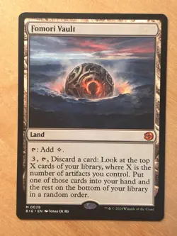 MTG Magic Gathering Fomori Vault Outlaws of Thunder Junction the Big Score NM - Image 1