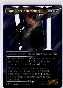 Squall, SeeD Mercenary (Borderless) (Surge Foil) - FINAL FANTASY - Image 1