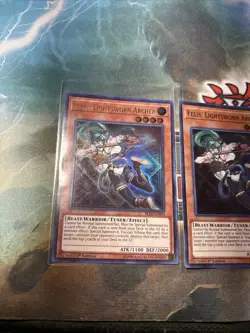 Yugioh Felis, Lightsworn Archer BLLR-EN043 Ultra Rare 1st Edition C15 - Image 2