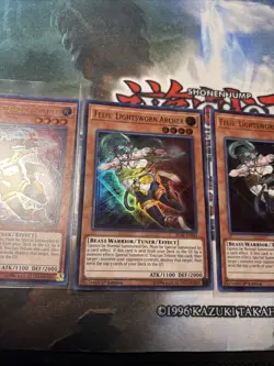 Yugioh Felis, Lightsworn Archer BLLR-EN043 Ultra Rare 1st Edition C15 - Image 3