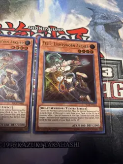 Yugioh Felis, Lightsworn Archer BLLR-EN043 Ultra Rare 1st Edition C15 - Image 4