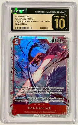 2025 One Piece Boa Hancock OP12-014 Legacy Of The Master CGC 10 Pristine English - Image 1