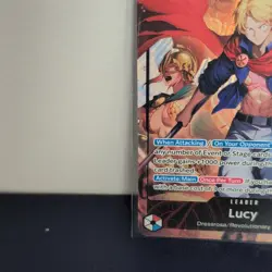 Bandai One Piece Card Game Lucy OP15-002 Leader Alt Art Foil 5000 EN - Image 4