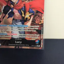 Bandai One Piece Card Game Lucy OP15-002 Leader Alt Art Foil 5000 EN - Image 5