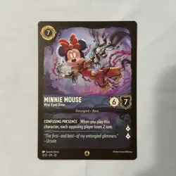 Disney Lorcana TCG Minnie Mouse - Wild-Eyed Diver 12/31 Deep Trouble - Image 1
