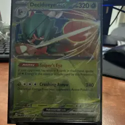 Pokemon Decidueye EX 012/088 POR Rare EN 2026 320 HP Stage 2 Card - Image 1