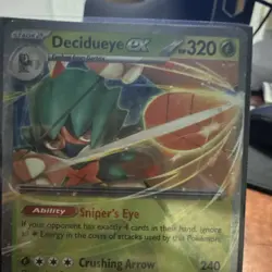 Pokemon Decidueye EX 012/088 POR Rare EN 2026 320 HP Stage 2 Card - Image 2