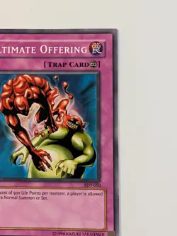 Yugioh TCG Card - 1x Ultimate Offering - SDY-050, NM/LP Vintage Unlimited Common - Image 4